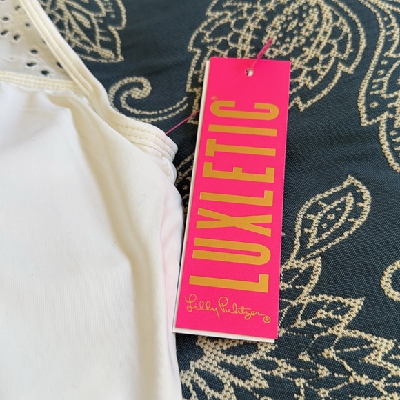 NWT LILLY PULTIZER LUXLETICS VANTi BRA TANK - LARGE - Picture 5 of 8